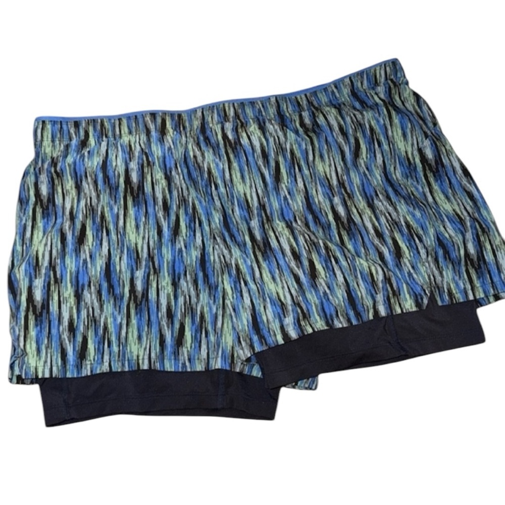 Eddie Bauer • Women’s Cove Trail Short (XL) • EUC Blue and Green - Picture 3 of 6